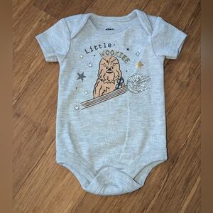 Star Wars Gray Little Wookiee Bodysuit for baby